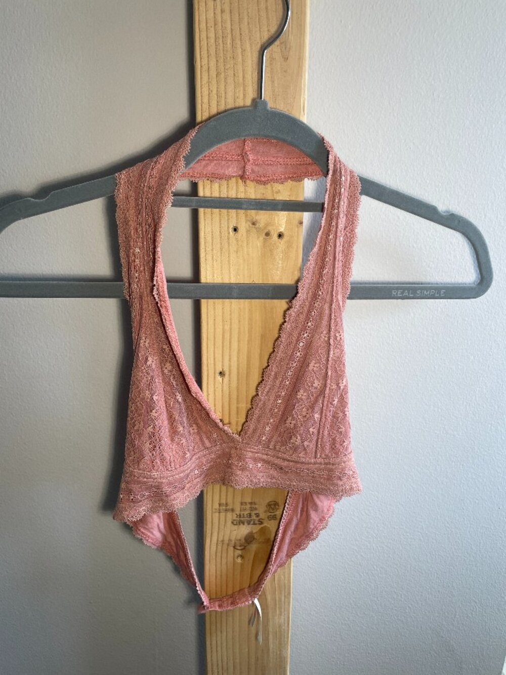 Coral Halter Bralette
